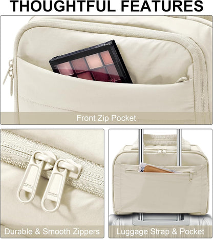 Travel Toiletry Bag for Women, Lightweight Large Quilted Puffy Makeup Bag Wide-open Make up Organizer Cloud Cosmetic Bag w/Handle for Traveling, Toiletries, Essentials, Accessories, Black