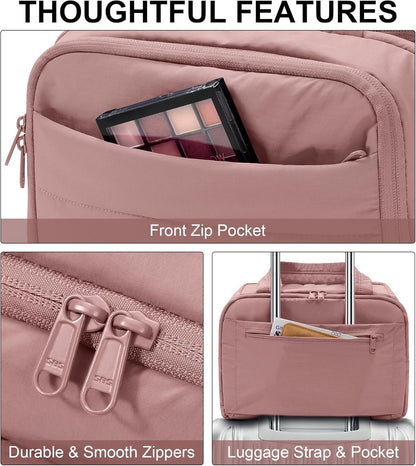 Travel Toiletry Bag for Women, Lightweight Large Quilted Puffy Makeup Bag Wide-open Make up Organizer Cloud Cosmetic Bag w/Handle for Traveling, Toiletries, Essentials, Accessories, Black