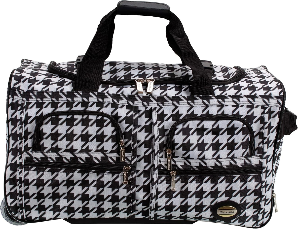 Rolling Duffel Bag, Black, 22" - Colors A