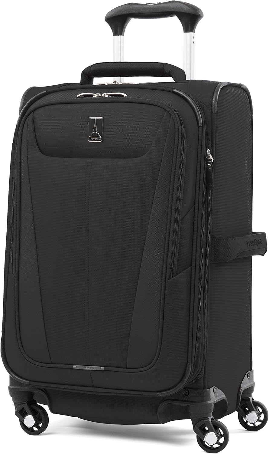 Maxlite 5 Softside Expandable Luggage with 4 Spinner Wheels, Lightweight Suitcase, Men and Women, Slate Green, Carry-on 21-Inch