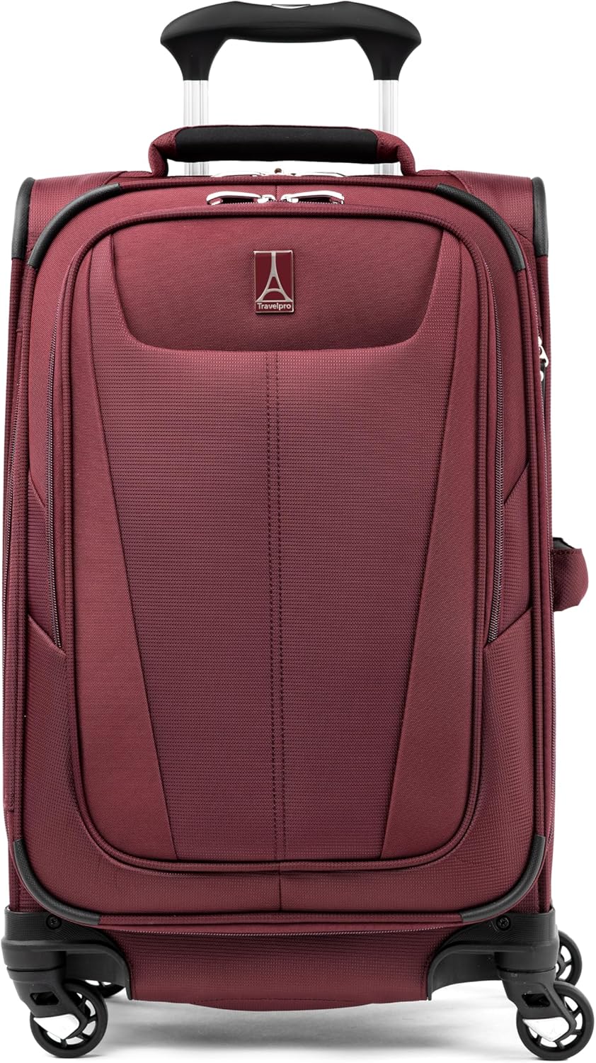 Maxlite 5 Softside Expandable Luggage with 4 Spinner Wheels, Lightweight Suitcase, Men and Women, Slate Green, Carry-on 21-Inch