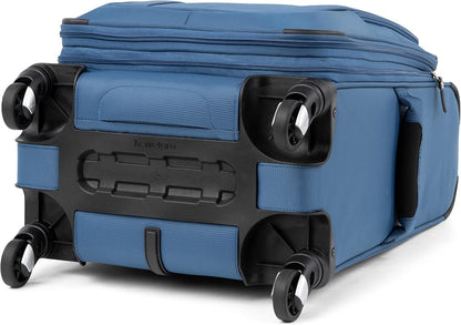 Maxlite 5 Softside Expandable Luggage with 4 Spinner Wheels, Lightweight Suitcase, Men and Women, Slate Green, Carry-on 21-Inch