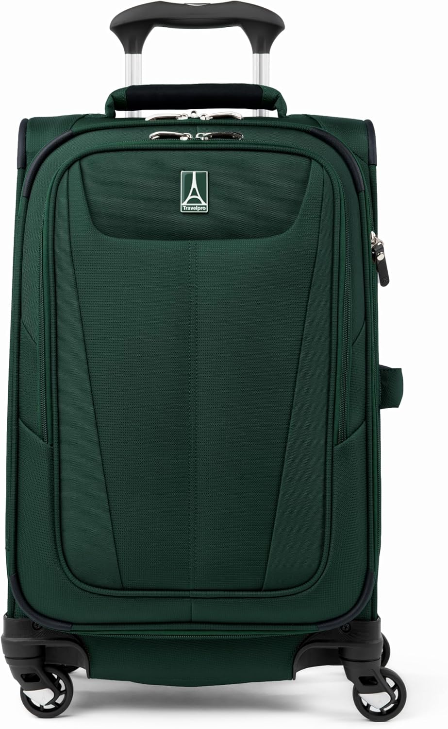 Maxlite 5 Softside Expandable Luggage with 4 Spinner Wheels, Lightweight Suitcase, Men and Women, Slate Green, Carry-on 21-Inch