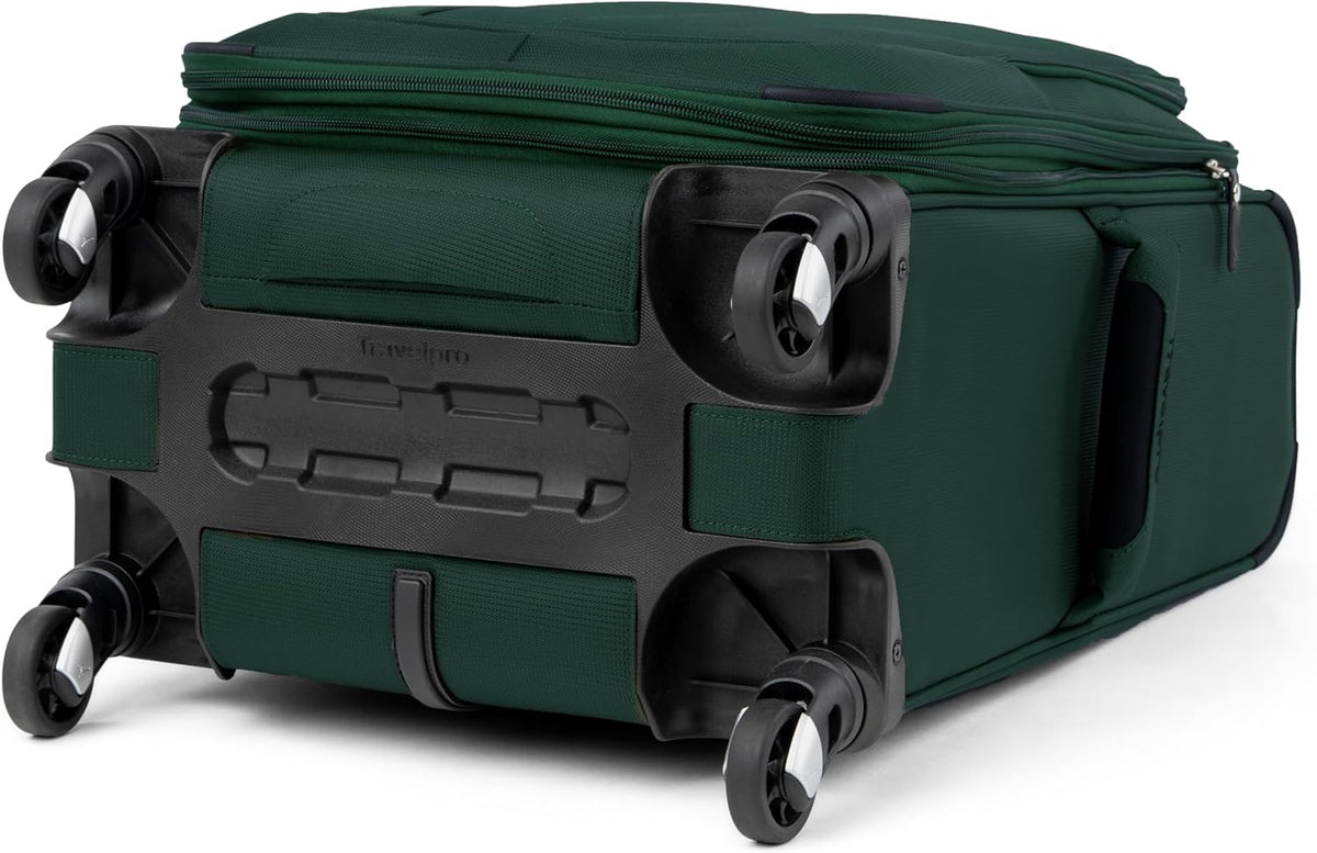 Maxlite 5 Softside Expandable Luggage with 4 Spinner Wheels, Lightweight Suitcase, Men and Women, Slate Green, Carry-on 21-Inch