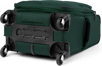 Maxlite 5 Softside Expandable Luggage with 4 Spinner Wheels, Lightweight Suitcase, Men and Women, Slate Green, Carry-on 21-Inch