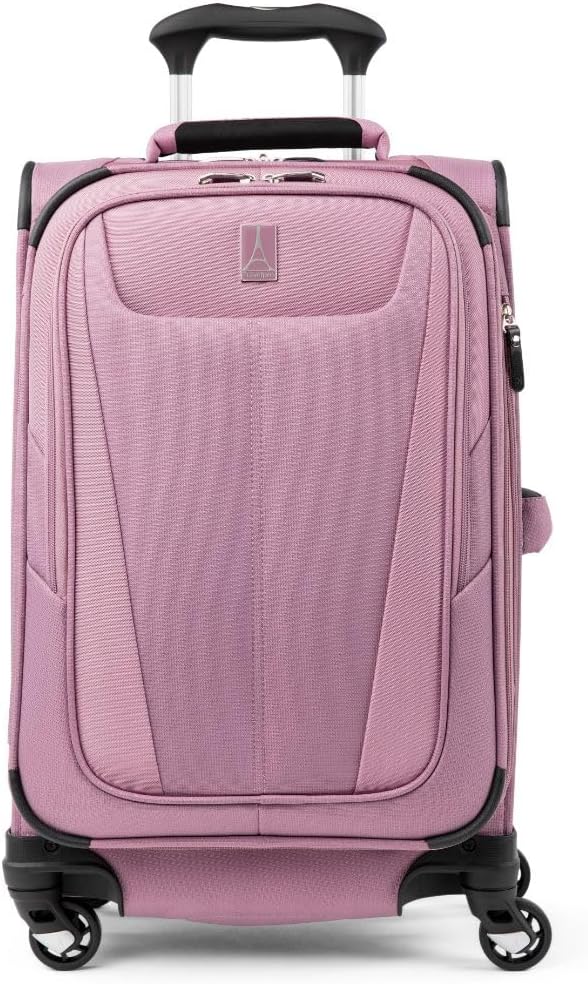 Maxlite 5 Softside Expandable Luggage with 4 Spinner Wheels, Lightweight Suitcase, Men and Women, Slate Green, Carry-on 21-Inch