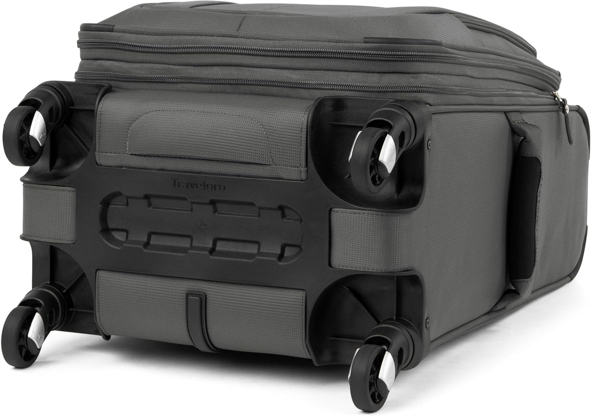 Maxlite 5 Softside Expandable Luggage with 4 Spinner Wheels, Lightweight Suitcase, Men and Women, Slate Green, Carry-on 21-Inch