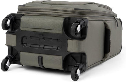 Maxlite 5 Softside Expandable Luggage with 4 Spinner Wheels, Lightweight Suitcase, Men and Women, Slate Green, Carry-on 21-Inch