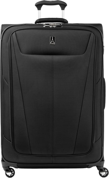 Maxlite 5 Softside Expandable Luggage with 4 Spinner Wheels, Lightweight Suitcase, Men and Women, Slate Green, Carry-on 21-Inch