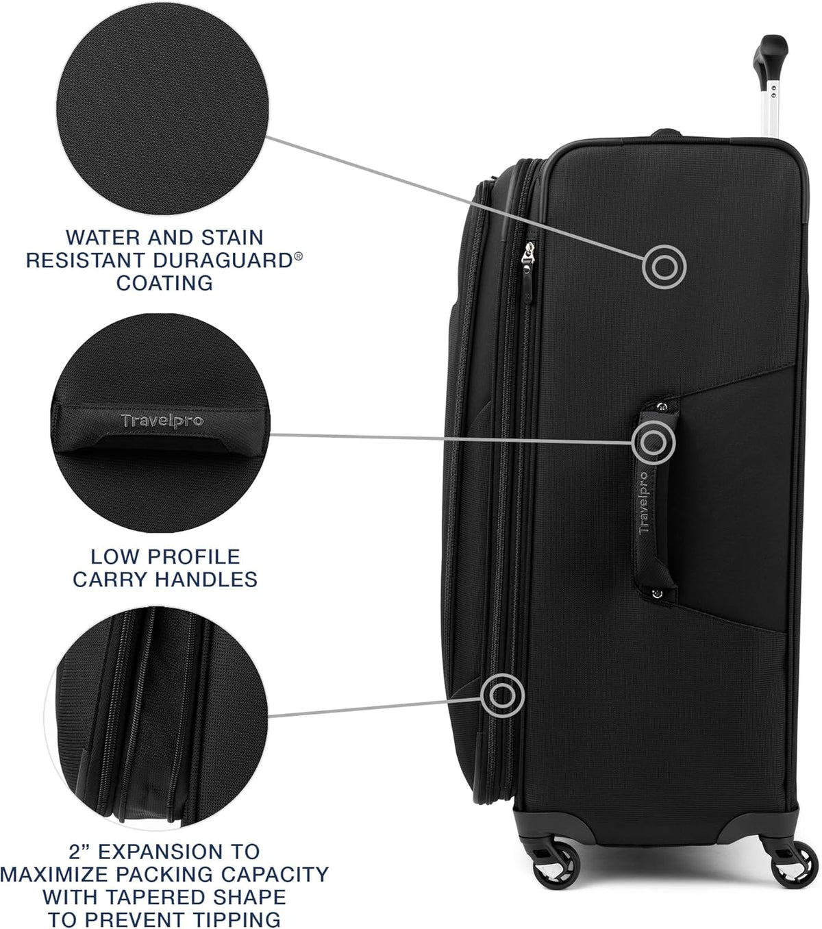 Maxlite 5 Softside Expandable Luggage with 4 Spinner Wheels, Lightweight Suitcase, Men and Women, Slate Green, Carry-on 21-Inch