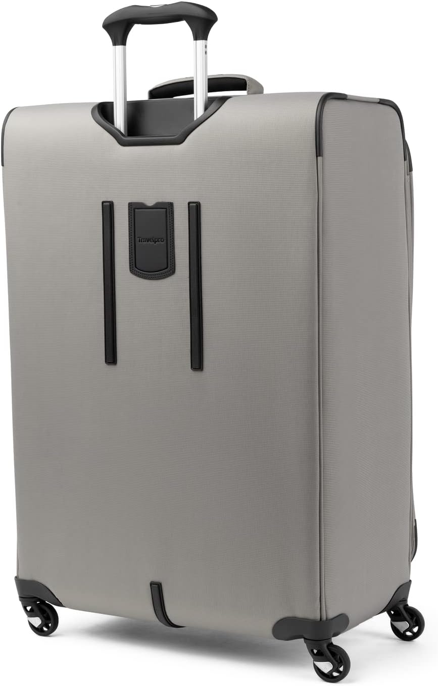 Maxlite 5 Softside Expandable Luggage with 4 Spinner Wheels, Lightweight Suitcase, Men and Women, Slate Green, Carry-on 21-Inch
