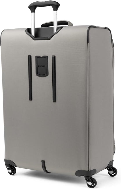 Maxlite 5 Softside Expandable Luggage with 4 Spinner Wheels, Lightweight Suitcase, Men and Women, Slate Green, Carry-on 21-Inch