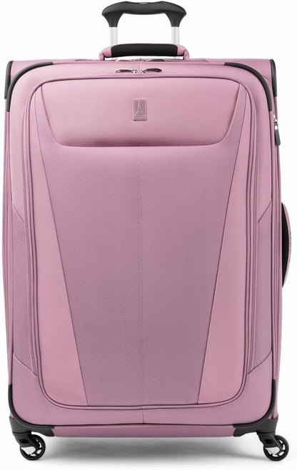 Maxlite 5 Softside Expandable Luggage with 4 Spinner Wheels, Lightweight Suitcase, Men and Women, Slate Green, Carry-on 21-Inch