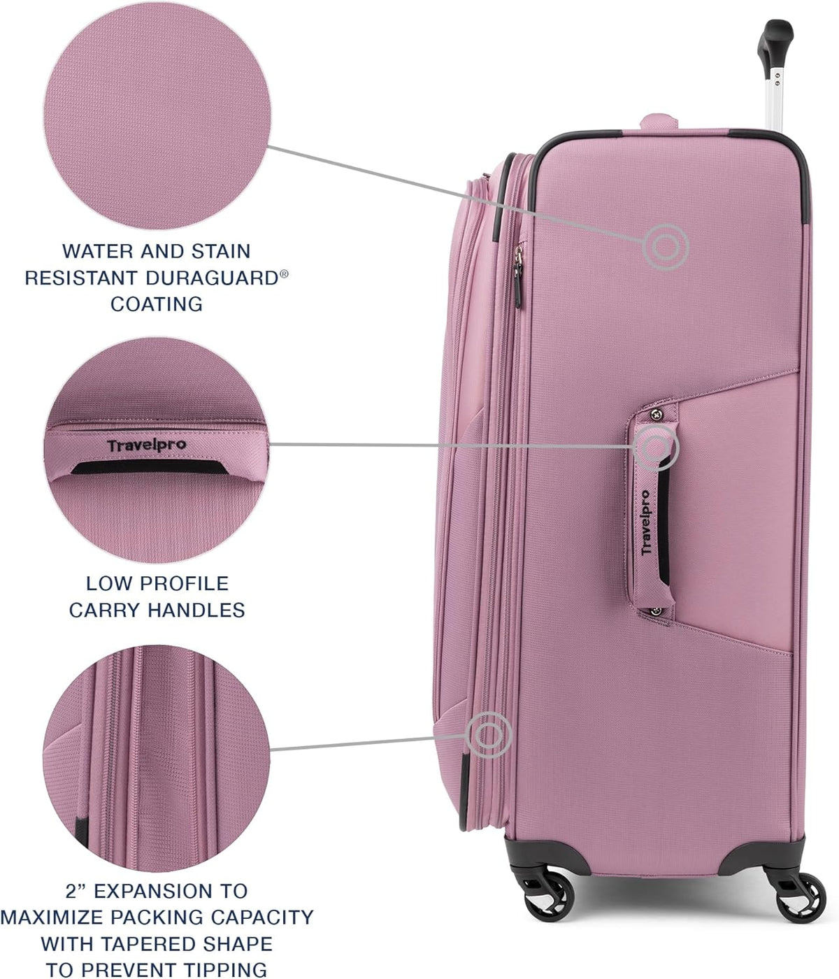 Maxlite 5 Softside Expandable Luggage with 4 Spinner Wheels, Lightweight Suitcase, Men and Women, Slate Green, Carry-on 21-Inch
