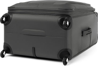 Maxlite 5 Softside Expandable Luggage with 4 Spinner Wheels, Lightweight Suitcase, Men and Women, Slate Green, Carry-on 21-Inch