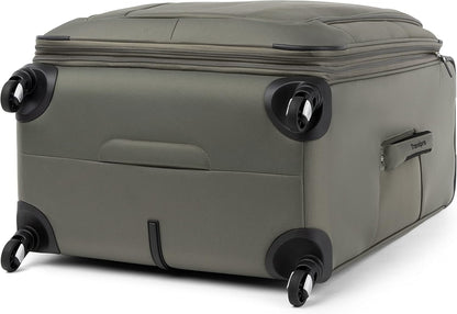 Maxlite 5 Softside Expandable Luggage with 4 Spinner Wheels, Lightweight Suitcase, Men and Women, Slate Green, Carry-on 21-Inch