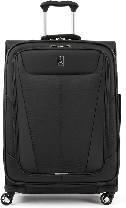 Maxlite 5 Softside Expandable Luggage with 4 Spinner Wheels, Lightweight Suitcase, Men and Women, Slate Green, Carry-on 21-Inch