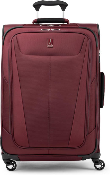 Maxlite 5 Softside Expandable Luggage with 4 Spinner Wheels, Lightweight Suitcase, Men and Women, Slate Green, Carry-on 21-Inch
