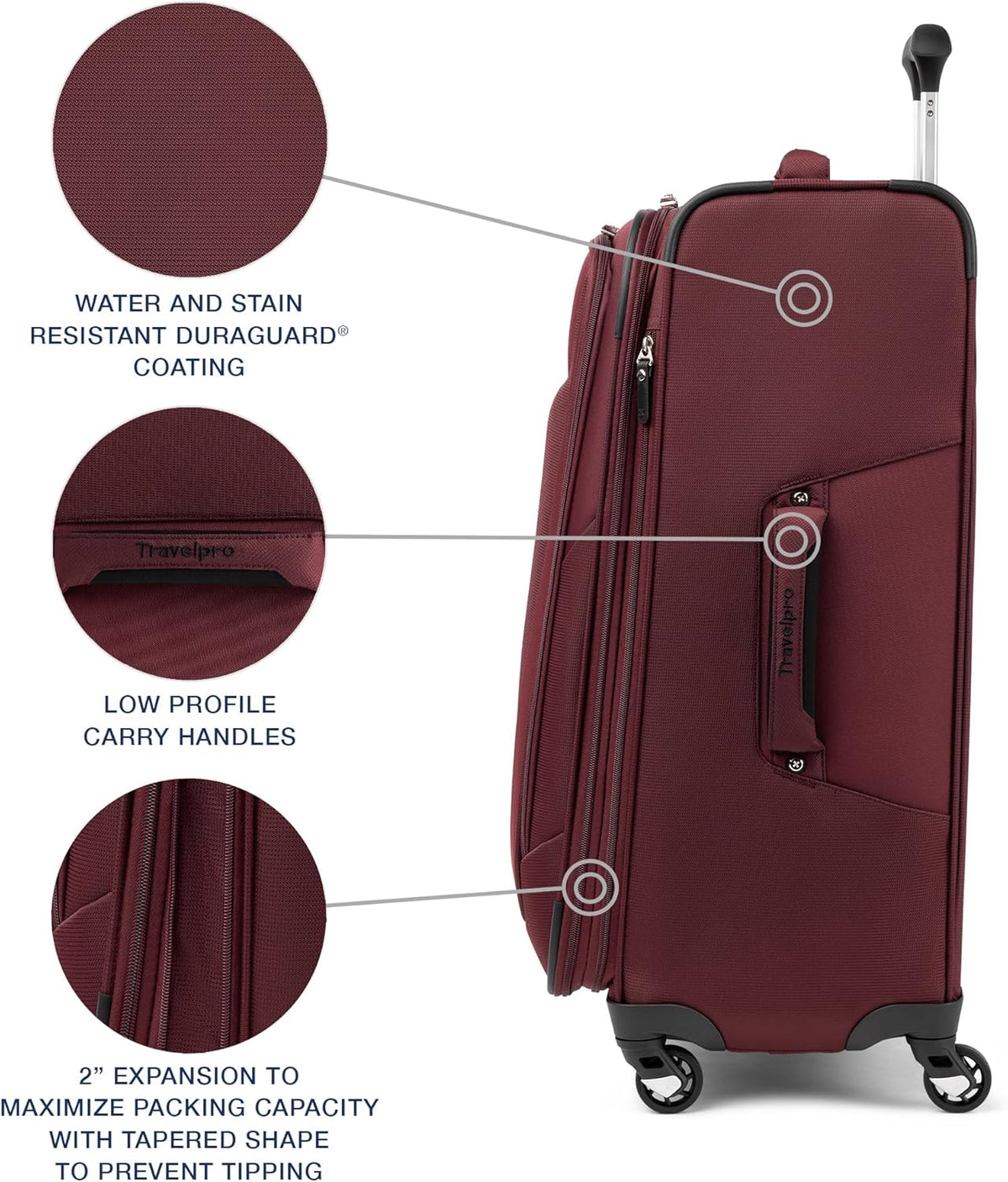 Maxlite 5 Softside Expandable Luggage with 4 Spinner Wheels, Lightweight Suitcase, Men and Women, Slate Green, Carry-on 21-Inch