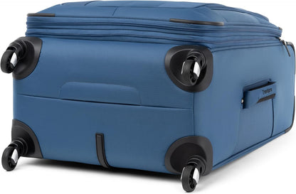 Maxlite 5 Softside Expandable Luggage with 4 Spinner Wheels, Lightweight Suitcase, Men and Women, Slate Green, Carry-on 21-Inch