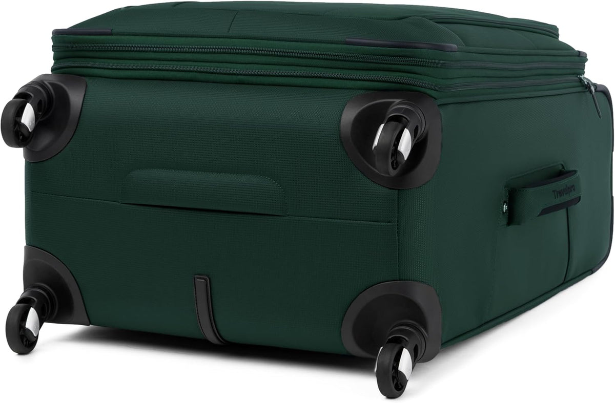 Maxlite 5 Softside Expandable Luggage with 4 Spinner Wheels, Lightweight Suitcase, Men and Women, Slate Green, Carry-on 21-Inch