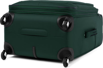 Maxlite 5 Softside Expandable Luggage with 4 Spinner Wheels, Lightweight Suitcase, Men and Women, Slate Green, Carry-on 21-Inch
