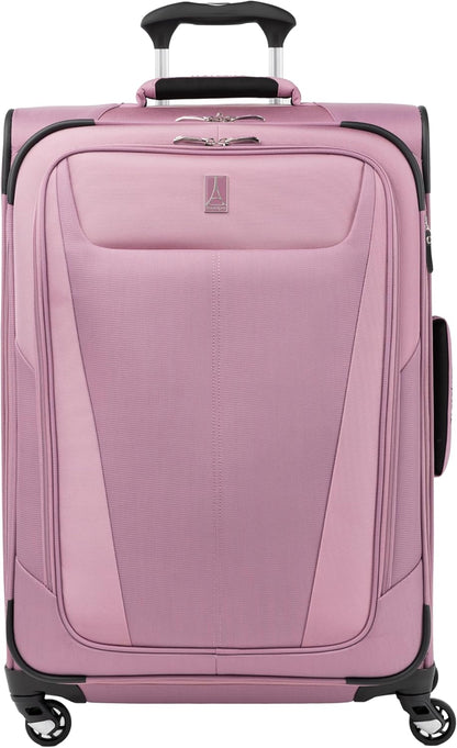 Maxlite 5 Softside Expandable Luggage with 4 Spinner Wheels, Lightweight Suitcase, Men and Women, Slate Green, Carry-on 21-Inch