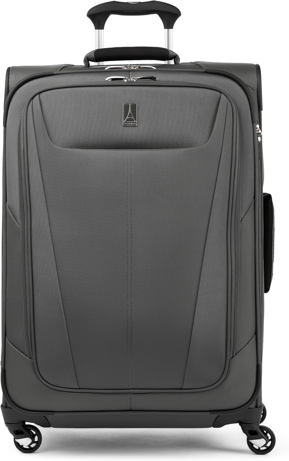 Maxlite 5 Softside Expandable Luggage with 4 Spinner Wheels, Lightweight Suitcase, Men and Women, Slate Green, Carry-on 21-Inch