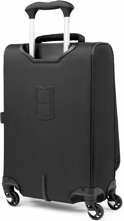 Maxlite 5 Softside Expandable Luggage with 4 Spinner Wheels, Lightweight Suitcase, Men and Women, Slate Green, Carry-on 21-Inch