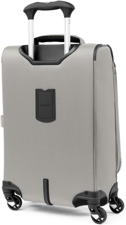 Maxlite 5 Softside Expandable Luggage with 4 Spinner Wheels, Lightweight Suitcase, Men and Women, Slate Green, Carry-on 21-Inch