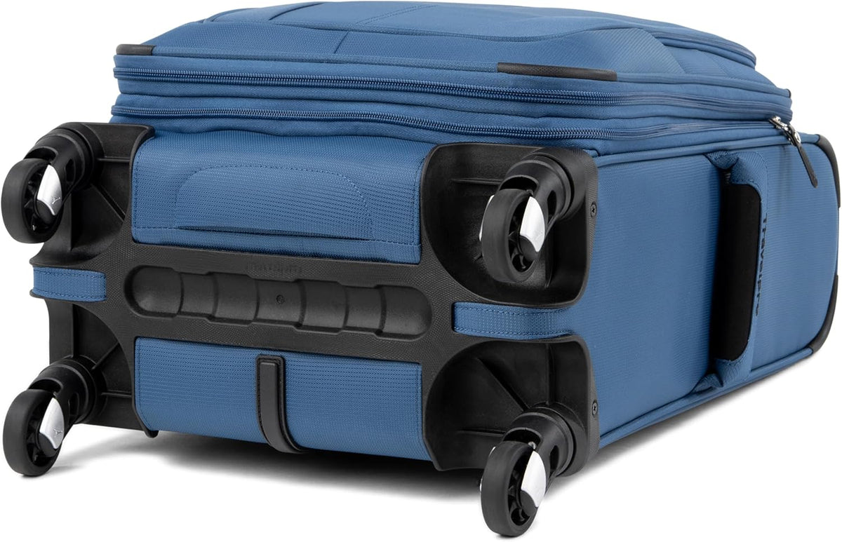 Maxlite 5 Softside Expandable Luggage with 4 Spinner Wheels, Lightweight Suitcase, Men and Women, Slate Green, Carry-on 21-Inch
