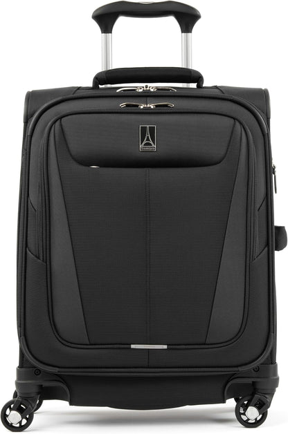 Maxlite 5 Softside Expandable Luggage with 4 Spinner Wheels, Lightweight Suitcase, Men and Women, Slate Green, Carry-on 21-Inch