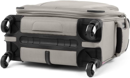 Maxlite 5 Softside Expandable Luggage with 4 Spinner Wheels, Lightweight Suitcase, Men and Women, Slate Green, Carry-on 21-Inch