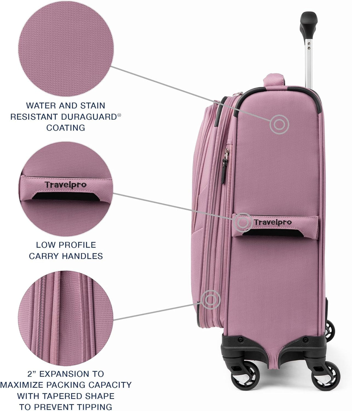 Maxlite 5 Softside Expandable Luggage with 4 Spinner Wheels, Lightweight Suitcase, Men and Women, Slate Green, Carry-on 21-Inch