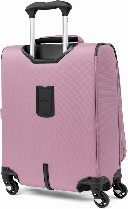 Maxlite 5 Softside Expandable Luggage with 4 Spinner Wheels, Lightweight Suitcase, Men and Women, Slate Green, Carry-on 21-Inch