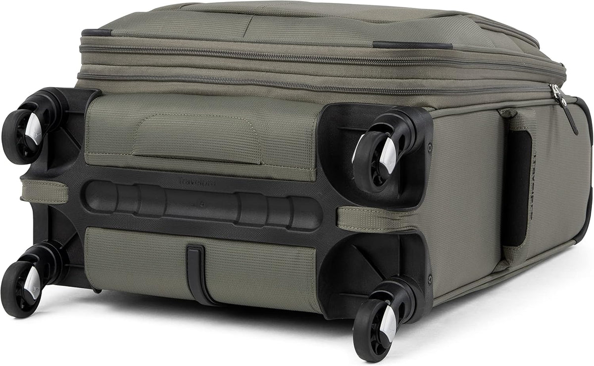 Maxlite 5 Softside Expandable Luggage with 4 Spinner Wheels, Lightweight Suitcase, Men and Women, Slate Green, Carry-on 21-Inch