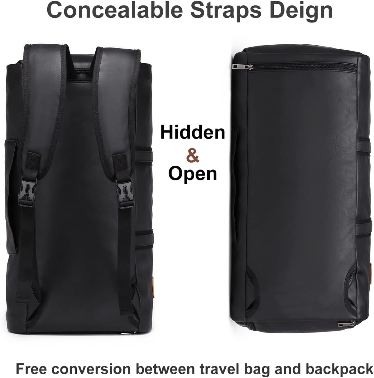 Convertible Travel Garment Bag,Carry on Garment Duffel Bag for Men Women - 2 in 1 Hanging Suitcase Suit Business Travel Bag