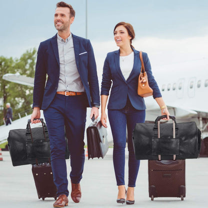 Convertible Travel Garment Bag,Carry on Garment Duffel Bag for Men Women - 2 in 1 Hanging Suitcase Suit Business Travel Bag