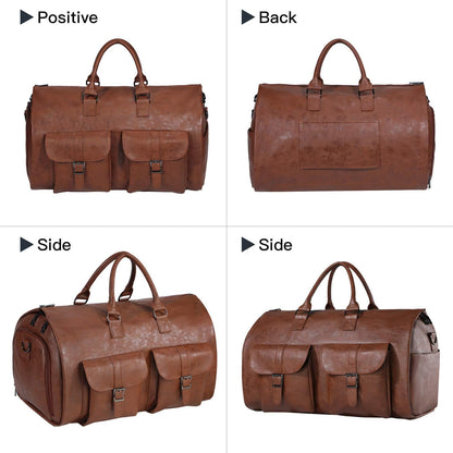 Convertible Travel Garment Bag,Carry on Garment Duffel Bag for Men Women - 2 in 1 Hanging Suitcase Suit Business Travel Bag