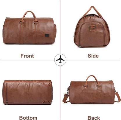 Convertible Travel Garment Bag,Carry on Garment Duffel Bag for Men Women - 2 in 1 Hanging Suitcase Suit Business Travel Bag