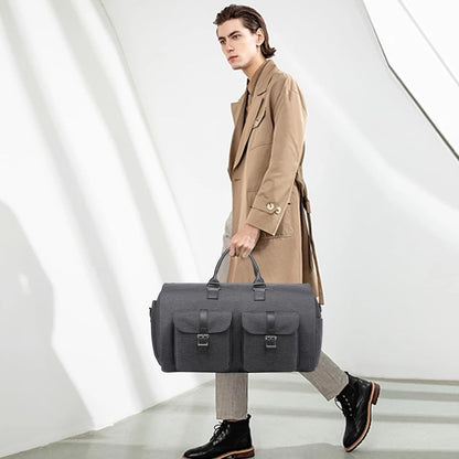 Convertible Travel Garment Bag,Carry on Garment Duffel Bag for Men Women - 2 in 1 Hanging Suitcase Suit Business Travel Bag