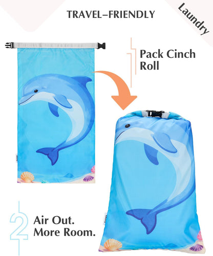 Compression Packing Cubes, 6pcs Expandable Storage Travel Luggage Bags Organizers with Shoe Bag Laundry Bag, Travel Cubes for Suitcase Carry On (Flowers)
