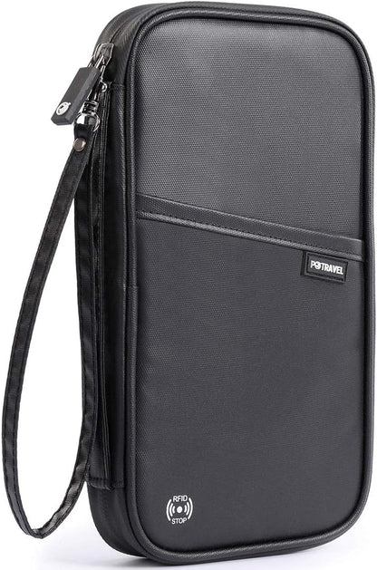 RFID Travel Passport Wallet, Family Passport Holder, Trip Document Organizer P.Travel Series