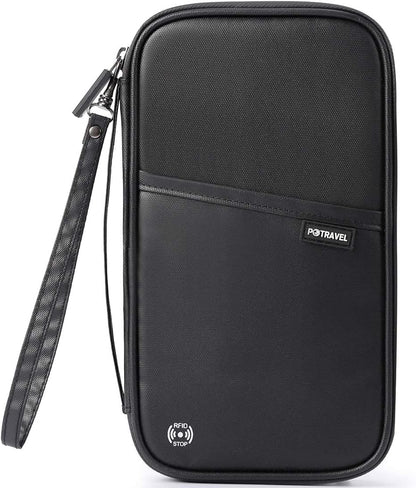 RFID Travel Passport Wallet, Family Passport Holder, Trip Document Organizer P.Travel Series