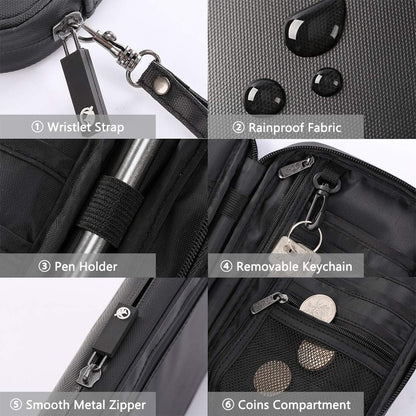 RFID Travel Passport Wallet, Family Passport Holder, Trip Document Organizer P.Travel Series