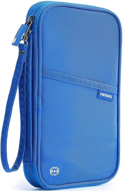 RFID Travel Passport Wallet, Family Passport Holder, Trip Document Organizer P.Travel Series