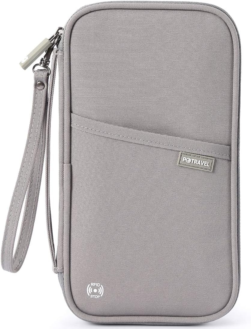 RFID Travel Passport Wallet, Family Passport Holder, Trip Document Organizer P.Travel Series