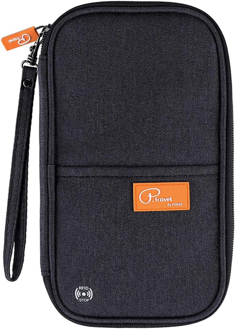 RFID Travel Passport Wallet, Family Passport Holder, Trip Document Organizer P.Travel Series