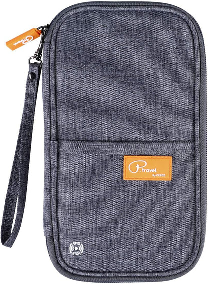 RFID Travel Passport Wallet, Family Passport Holder, Trip Document Organizer P.Travel Series