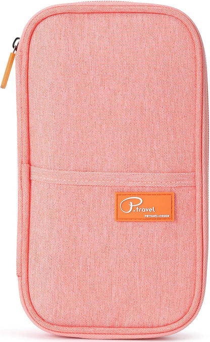 RFID Travel Passport Wallet, Family Passport Holder, Trip Document Organizer P.Travel Series